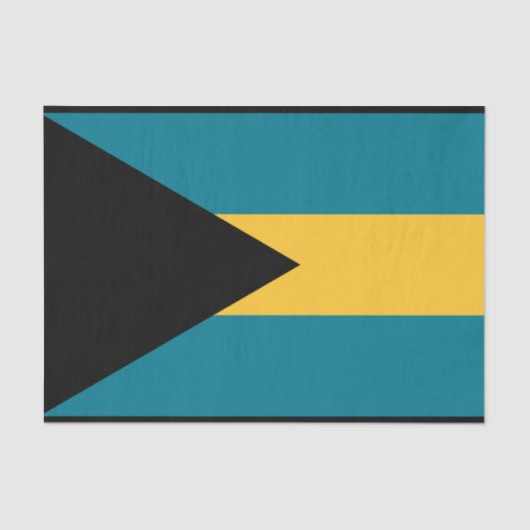 Vlag van de Bahama's Tissuepapier (Voorkant)