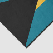 Vlag van de Bahama's Tissuepapier (Detail)