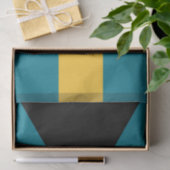 Vlag van de Bahama's Tissuepapier (Geschenk)