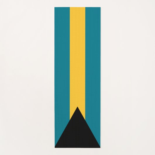 Vlag van de Bahama's Yogamat (Voorkant)