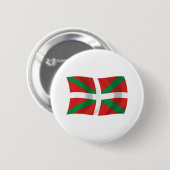 Vlag van de Basken Knop Ronde Button 5,7 Cm (Voorkant /achterkant)