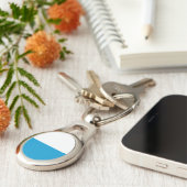 Vlag van de Beieren-Sleutelhanger Sleutelhanger (Zijkant)