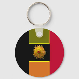 Vlag van de Belgische gestripte Sleutelhanger
