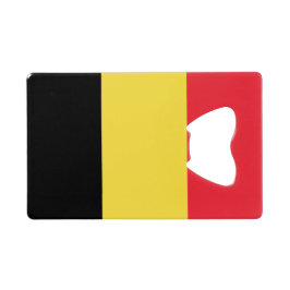 Vlag van de Belgische opener voor creditcard Creditkaart Flessenopener