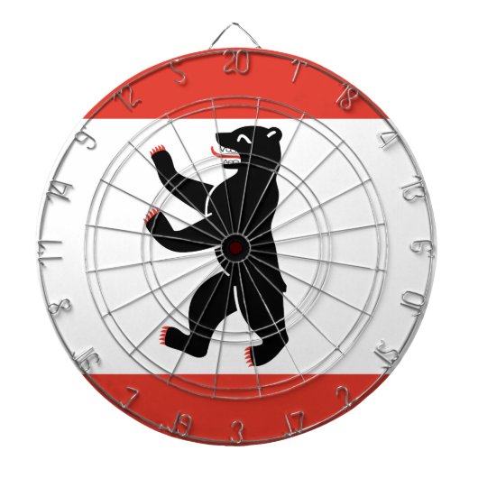 Vlag van de Berlijnse Dart Board Dartbord (Voorkant)