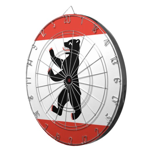 Vlag van de Berlijnse Dart Board Dartbord (Voorkant Rechts)