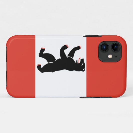 Vlag van de Berlijnse Hoesje-Mate iPhone Case (Achterkant (horizontaal))