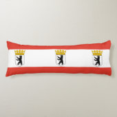 Vlag van de Berlijnse hoofdpijp Lichaamskussen (Voorkant)