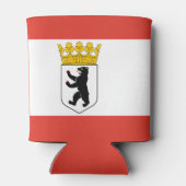 Vlag van de Berlijnse Koelbox Blikjeskoeler (Achterkant)