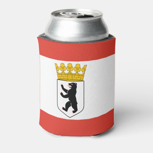 Vlag van de Berlijnse Koelbox Blikjeskoeler (Blikje Achterkant)