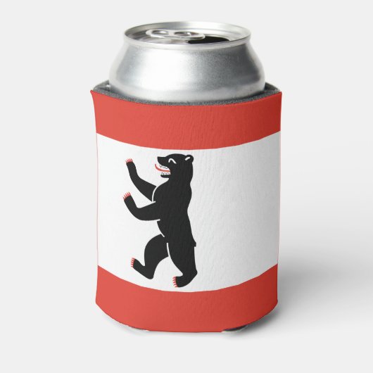 Vlag van de Berlijnse Koelbox Blikjeskoeler (Blikje Achterkant)