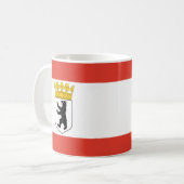 Vlag van de Berlijnse koffie-Mok Koffiemok (Voorkant links)