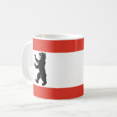 Vlag van de Berlijnse koffie-Mok Koffiemok (Voorkant links)