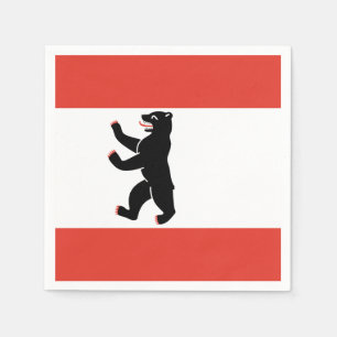 Vlag van de Berlijnse krant Napkins Servet