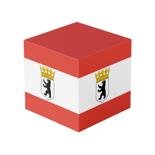 Vlag van de Berlijnse kubus (Voorkant hoekig)