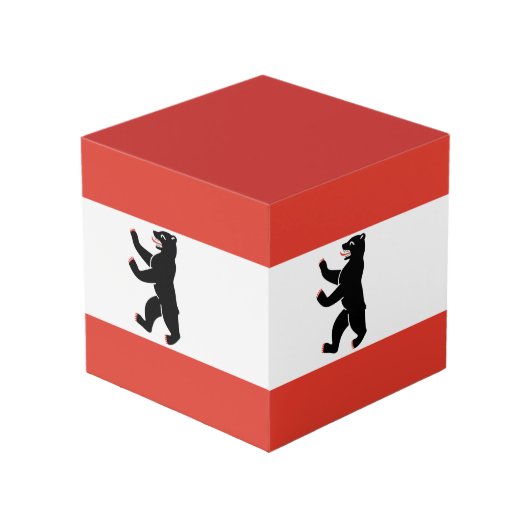 Vlag van de Berlijnse kubus (Voorkant hoekig)