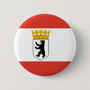 Vlag van de Berlijnse Pinback-Button Ronde Button 5,7 Cm