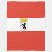 Vlag van de Berlijnse Vloot Fleece Deken (Voorkant)
