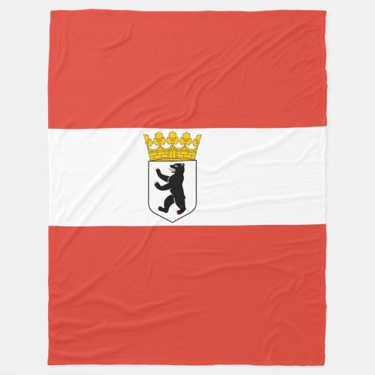 Vlag van de Berlijnse Vloot Fleece Deken (Voorkant)
