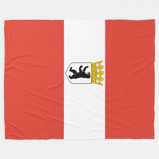Vlag van de Berlijnse Vloot Fleece Deken (Voorkant (Horizontaal))