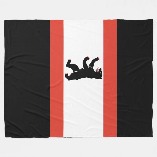 Vlag van de Berlijnse Vloot Fleece Deken (Voorkant (Horizontaal))