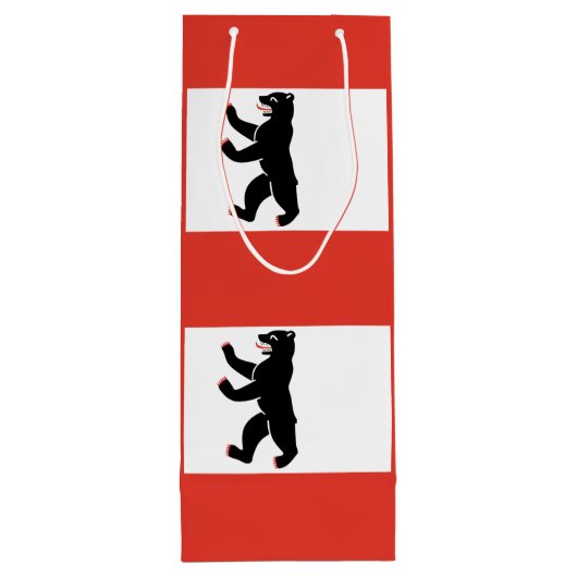 Vlag van de Berlijnse wijnzak Wijn Cadeautas (Achterkant)