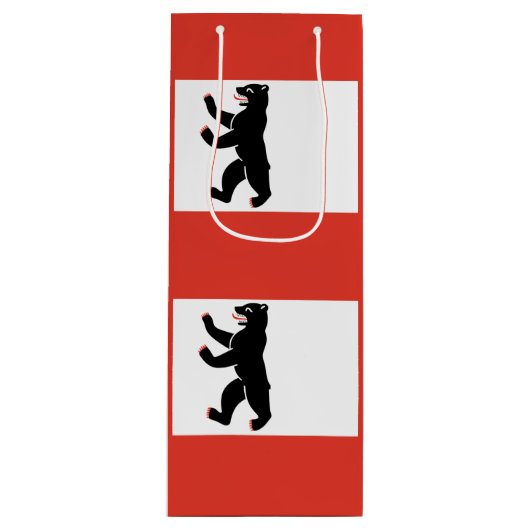 Vlag van de Berlijnse wijnzak Wijn Cadeautas (Voorkant)