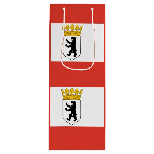 Vlag van de Berlijnse wijnzak Wijn Cadeautas (Voorkant)