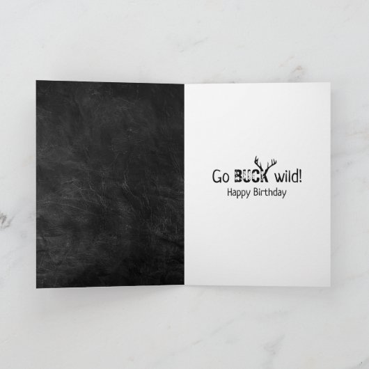 Vlag van de Birthday op leder Kaart (Binnen)