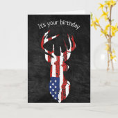 Vlag van de Birthday op leder Kaart (Gele Bloem)