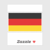 Vlag van de Bondsrepubliek Duitsland Sticker (Vel)