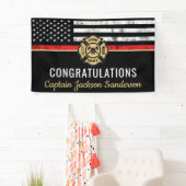 Vlag van de brandweer van de brandweer spandoek (Insitu)