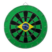 Vlag van de Braziliaanse Multi Ring Art Dartbord (Voorkant)