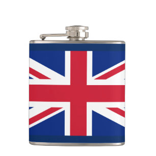 Vlag van de Brits vinylwikkel Heupfles