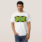 vlag van de Britse en Jamaicaanse unie T-shirt (Voorkant volledig)