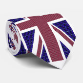 Vlag van de Britse Gemstone-Stropdas Stropdas (Opgerold)