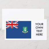 vlag van de Britse Maagdeneilanden (Voorkant / Achterkant)