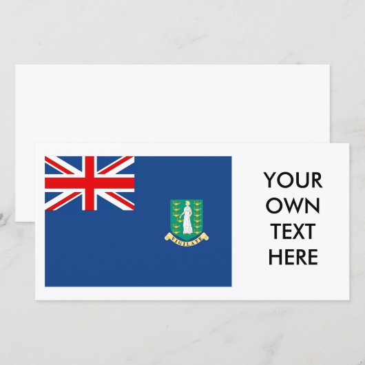 vlag van de Britse Maagdeneilanden (Voorkant / Achterkant)