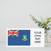 vlag van de Britse Maagdeneilanden (Staand voorkant)