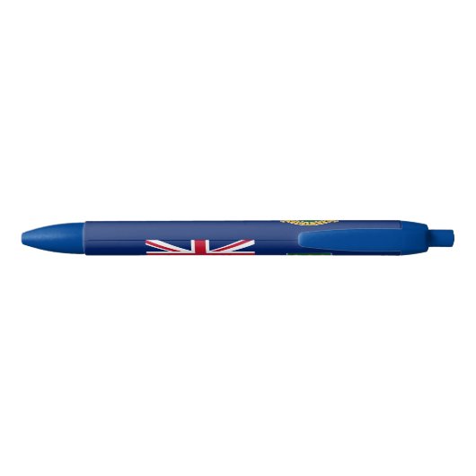 vlag van de Britse Maagdeneilanden Blauwe Inkt Pen (Achterkant)