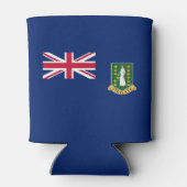 vlag van de Britse Maagdeneilanden Blikjeskoeler (Achterkant)