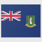 Vlag van de Britse Maagdeneilanden (BVI) Cadeaupapier (Vlak)