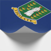 Vlag van de Britse Maagdeneilanden (BVI) Cadeaupapier (Hoek)