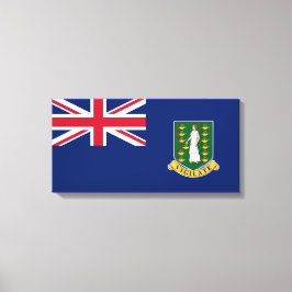 Vlag van de Britse Maagdeneilanden (BVI) Canvas Afdruk