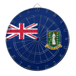 Vlag van de Britse Maagdeneilanden (BVI) Dartbord