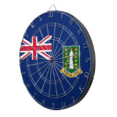 Vlag van de Britse Maagdeneilanden (BVI) Dartbord (Voorkant Rechts)