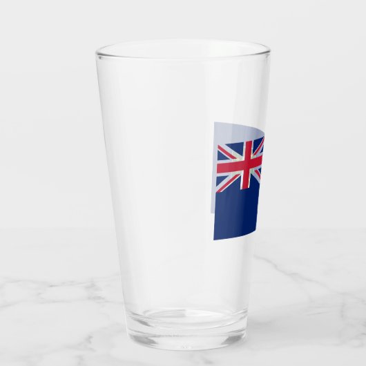 Vlag van de Britse Maagdeneilanden (BVI) Glas (Rechts)