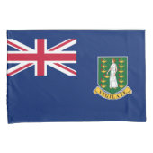 Vlag van de Britse Maagdeneilanden (BVI) Kussensloop (Voorkant-Rechts)