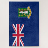 Vlag van de Britse Maagdeneilanden (BVI) Legpuzzel (Verticaal)