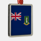 Vlag van de Britse Maagdeneilanden (BVI) Metalen Ornament (Rechts)